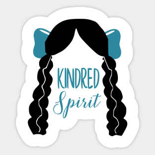 Diana barry, anne of green gables, kindred spirit, bosom friend Sticker